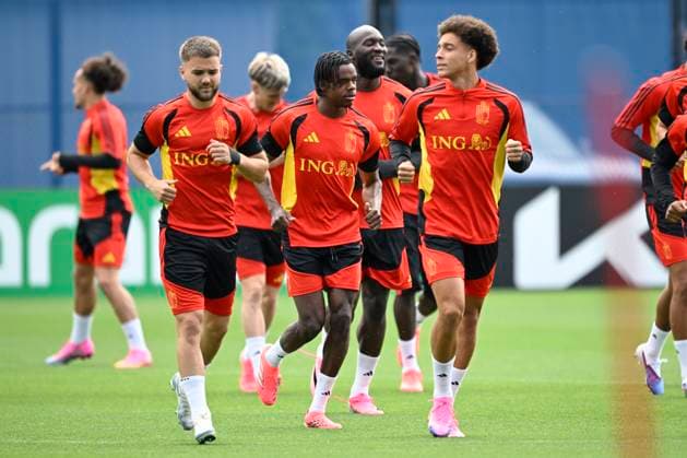 Belgian national football team - FIFA World Cup, WM, Weltmeisterschaft, Fussball 2026 - media activities 19 06 2026 RENTON, UNITED STATES OF AMERICA - JUNE 19 : The players of Belgian National football teampictured during a training session at the training grounds of the Belgian national football team during the 2026 FIFA World Cup on June 19, 2026 in Renton, United States of America, 19 06 2026 Renton United States of America  Copyright: xNicoxVereeckenx