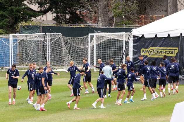 FOOTBALL - FIFA World Cup, WM, Weltmeisterschaft, Fussball 2026, preview SANTA BARBARA,CALIFORNIA,USA,19.JUN.26 - FOOTBALL - FIFA World Cup 2026, USA, Mexico, Canada, preview, Oesterreichischer Fussball-Bund, training team AUT. Image shows the team of AUT.  GEPAxpictures xArminxRauthner