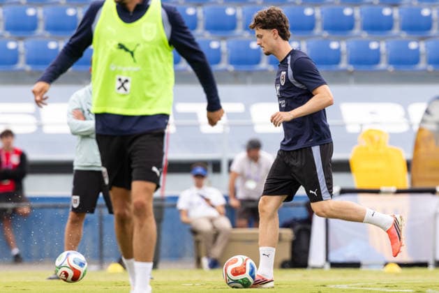 FOOTBALL - FIFA World Cup, WM, Weltmeisterschaft, Fussball 2026, preview SANTA BARBARA,CALIFORNIA,USA,19.JUN.26 - FOOTBALL - FIFA World Cup 2026, USA, Mexico, Canada, preview, Oesterreichischer Fussball-Bund, training team AUT. Image shows Paul Wanner (AUT).  GEPAxpictures xArminxRauthner