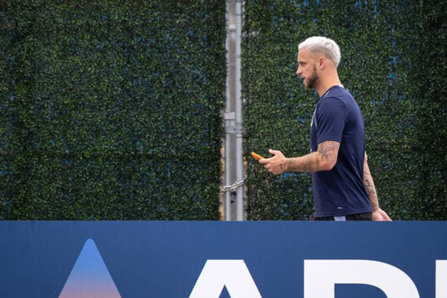 FOOTBALL - FIFA World Cup, WM, Weltmeisterschaft, Fussball 2026, preview SANTA BARBARA,CALIFORNIA,USA,19.JUN.26 - FOOTBALL - FIFA World Cup 2026, USA, Mexico, Canada, preview, Oesterreichischer Fussball-Bund, training team AUT. Image shows Marko Arnautovic (AUT).  GEPAxpictures xArminxRauthner