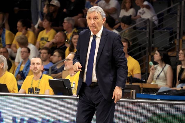 DEU, easyCredit BBL, ALBA vs. Bayern Muenchen, 19.06.2026, Max-Schmeling-Halle, Berlin, DEU, easyCredit BBL, ALBA vs. Bayern Muenchen, im Bild Head Coach Svetislav Pesic (FC Bayern Muenchen) *** GER, easyCredit BBL, ALBA vs. Bayern Munich, June 19, 2026, Max Schmeling Halle, Berlin, GER, easyCredit BBL, ALBA vs. Bayern Munich, pictured nordphotoxGmbHx xEngler nph00076