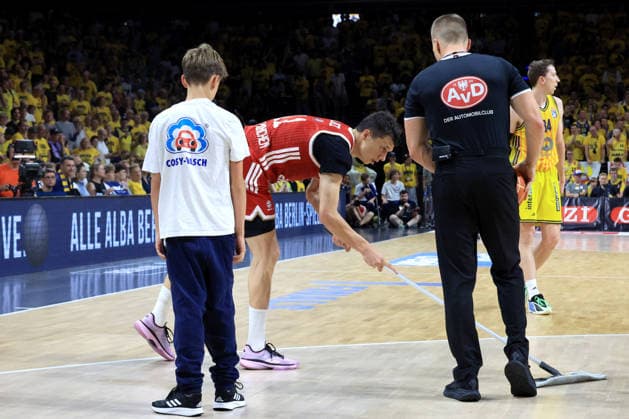DEU, easyCredit BBL, ALBA vs. Bayern Muenchen, 19.06.2026, Max-Schmeling-Halle, Berlin, DEU, easyCredit BBL, ALBA vs. Bayern Muenchen, im Bild Vladimir Lucic (FC Bayern Muenchen 11) *** GER, easyCredit BBL, ALBA vs. Bayern Munich, June 19, 2026, Max Schmeling Halle, Berlin, GER, easyCredit BBL, ALBA vs. Bayern Munich, pictured nordphotoxGmbHx xEngler nph00076