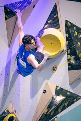 19.06.2026: Klettern - Bouldern: World Climbing Series Innsbruck 2026 - Finale Herren Sam Avezou (FRA) Innsbruck Kletterzentrum Innsbruck Österreich