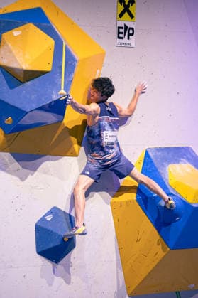 19.06.2026: Klettern - Bouldern: World Climbing Series Innsbruck 2026 - Finale Herren Sorato Anraku (JPN) Innsbruck Kletterzentrum Innsbruck Österreich