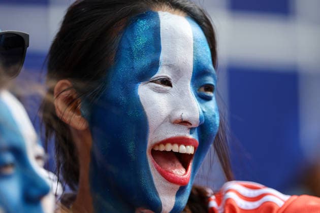Scotland fan ahead of kick-off Scotland v Morocco, 2026 FIFA World Cup, WM, Weltmeisterschaft, Fussball Group C, Football, Boston Stadium, Foxborough, Massachusetts, USA - 19 Jun 2026Foxborough Boston Stadium Massachusetts (MA) United States of America EDITORIAL USE ONLY No use with unauthorised audio, video, data, fixture lists, club league logos or live services. Online in-match use limited to 120 images, no video emulation. No use in betting, games or single club league player publications.  Copyright: xMichaelxZemanek Shutterstockx 16928953x
