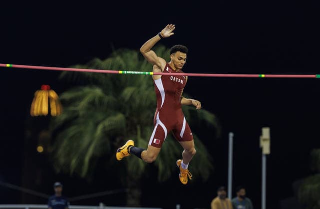 Diamond League Athletics in Doha DOHA, QATAR - JUNE 19: Qatari athlete Seifeldin Abdelsalam competes in the men s pole vault final during the Diamond League athletics meeting at the Suheim Bin Hamad Stadium in Doha, Qatar on June 19, 2026. Mohammed Dabbous Anadolu Doha Qatar. Editorial use only. Please get in touch for any other usage.  Copyright: x2026xAnadoluxMohammedxDabbousx