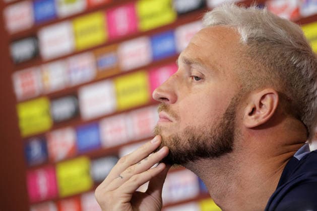 FOOTBALL - FIFA World Cup, WM, Weltmeisterschaft, Fussball 2026, preview SANTA BARBARA,CALIFORNIA,USA,19.JUN.26 - FOOTBALL - FIFA World Cup 2026, USA, Mexico, Canada, preview, Oesterreichischer Fussball-Bund, press conference, PK, Pressekonferenz team AUT. Image shows Marko Arnautovic (AUT).  GEPAxpictures xArminxRauthner