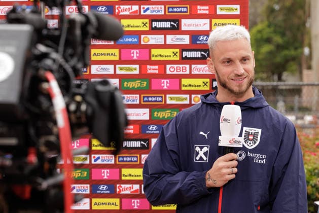 FOOTBALL - FIFA World Cup, WM, Weltmeisterschaft, Fussball 2026, preview SANTA BARBARA,CALIFORNIA,USA,19.JUN.26 - FOOTBALL - FIFA World Cup 2026, USA, Mexico, Canada, preview, Oesterreichischer Fussball-Bund, press conference, PK, Pressekonferenz team AUT. Image shows Marko Arnautovic (AUT).  GEPAxpictures xArminxRauthner
