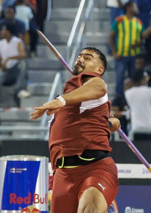 Diamond League Athletics in Doha DOHA, QATAR - JUNE 19: Egyptian athlete Ahmed Sameh Mohamed Hussein competes in the men s javelin throw final during the Diamond League athletics meeting at the Suheim Bin Hamad Stadium in Doha, Qatar on June 19, 2026. Mohammed Dabbous Anadolu Doha Qatar. Editorial use only. Please get in touch for any other usage.  Copyright: x2026xAnadoluxMohammedxDabbousx