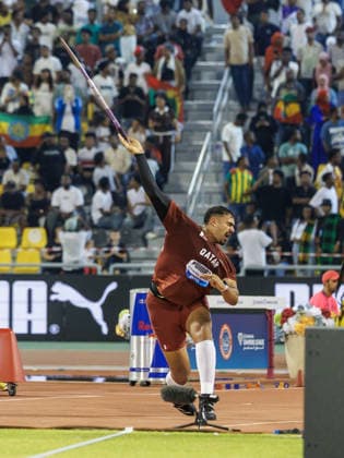 Diamond League Athletics in Doha DOHA, QATAR - JUNE 19: Egyptian athlete Ahmed Sameh Mohamed Hussein competes in the men s javelin throw final during the Diamond League athletics meeting at the Suheim Bin Hamad Stadium in Doha, Qatar on June 19, 2026. Mohammed Dabbous Anadolu Doha Qatar. Editorial use only. Please get in touch for any other usage.  Copyright: x2026xAnadoluxMohammedxDabbousx
