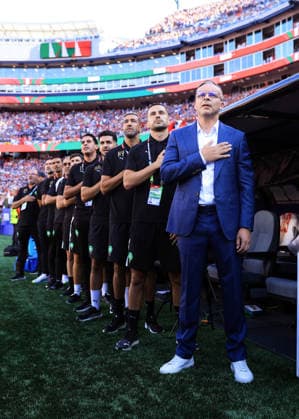 Football - FIFA World Cup, WM, Weltmeisterschaft, Fussball - Group C - Scotland v Morocco 19th June 2026 - FIFA World Cup - Group C - Scotland v Morocco - Morocco coach Mohamed Ouahbi - Photo: Simon Stacpoole Offside. Foxborough USA *** Fußball – FIFA-Weltmeisterschaft, Gruppe C  Copyright: xSimonxStacpoolexOffside