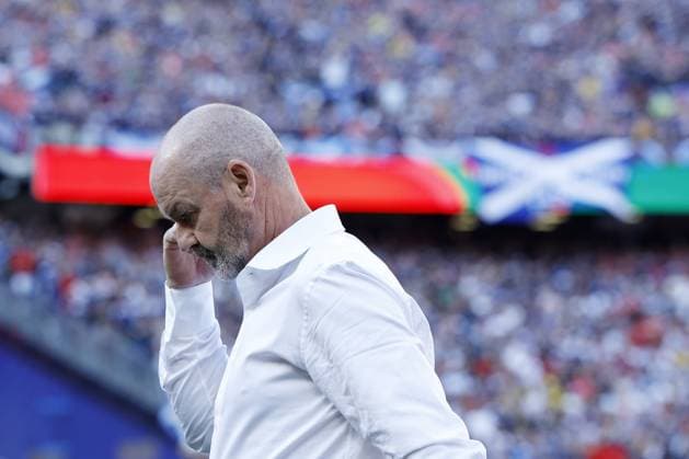 FOXBOROUGH - Scotland coach Steve Clarke during the FIFA 2026 World Cup Group C match between Scotland and Morocco at Boston Stadium on June 20, 2026, in Foxborough, United States. MAURICE VAN STEEN ANP FIFA World Cup, WM, Weltmeisterschaft, Fussball 2026 2026 xVIxANPxSportx xMauricexvanxSteenxIVx 561461430 originalFilename: 561461430.jpg