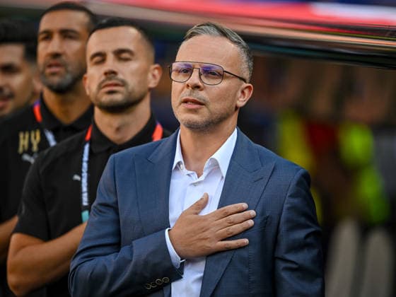 coach Mohamed Ouahbi (Morocco) Looks on gestures during the FIFA World Cup, WM, Weltmeisterschaft, Fussball 2026 Group C match between Scotland and Morocco at Boston Stadium on June 19, 2026 in Boston, United States. (Photo by Harry Langer DeFodi Images) - *** Coach Mohamed Ouahbi of Morocco watches the action during the 2026 FIFA World Cup Group C match between Scotland and Morocco at Boston Stadium on June 19, 2026, in Boston, United States. Photo by Harry Langer, DeFodi Images,detected_source_language