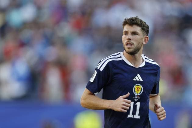FOXBOROUGH - Ryan Christie of Scotland during the FIFA 2026 Group C match between Scotland and Morocco at Boston Stadium on June 20, 2026, in Foxborough, United States. MAURICE VAN STEEN ANP FIFA World Cup, WM, Weltmeisterschaft, Fussball 2026 2026 xVIxANPxSportx xMauricexvanxSteenxIVx 561462568 originalFilename: 561462568.jpg