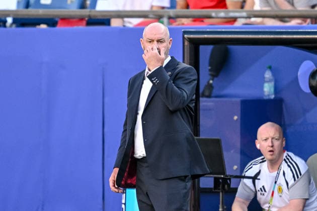coach Steve Clarke (Scotland) gestures during the FIFA World Cup, WM, Weltmeisterschaft, Fussball 2026 Group C match between Scotland and Morocco at Boston Stadium on June 19, 2026 in Boston, United States. (Photo by Harry Langer DeFodi Images) - *** Scotland coach Steve Clarke gestures during the 2026 FIFA World Cup Group C match between Scotland and Morocco at Boston Stadium on June 19, 2026, in Boston, United States. Photo by Harry Langer, DeFodi Images,detected_source_language
