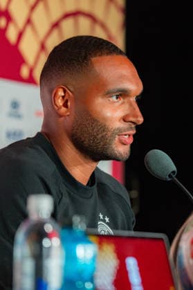 FIFA Fussball Weltmeisterschaft 2026, Gruppe E, Spiel 2, Deutschland vs Elfenbeinküste, 19.06.2026 im Toronto Stadium, Toronto Jonathan Tah (Deutschland) und Julian Nagelsmann (Deutschland) bei der Pressekonferenz vor dem Spiel Deutschland vs. Elfenbeinküste *** 2026 FIFA World Cup, Group E, Match 2, Germany vs. Ivory Coast, June 19, 2026, at Toronto Stadium, Toronto. Jonathan Tah (Germany) and Julian Nagelsmann (Germany) at the press conference ahead of the Germany vs. Ivory Coast match.,detected_source_language Copyright: xBahhoxKarax