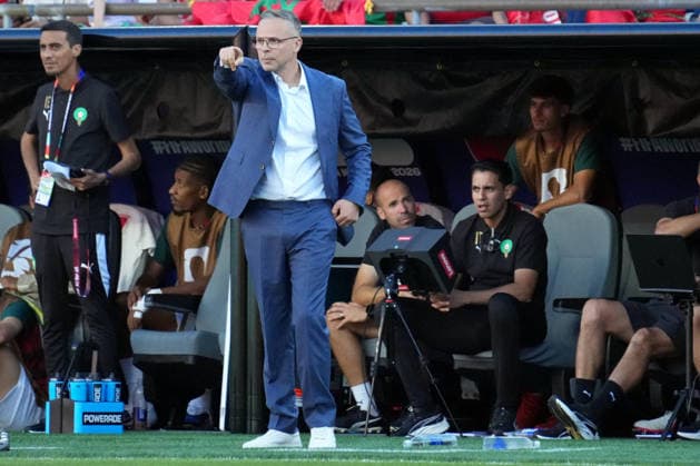 SOCCER - FIFA World Cup, WM, Weltmeisterschaft, Fussball - Group C - Scotland vs. Morocco Photo by IPA ABACAPRESS.COM85867233 - Mohamed Ouahbi, head coach of Morocco, during the Group C match between Scotland and Morocco at the FIFA World Cup in Boston, USA, on June 19, 2026 Boston  Copyright: xIPAxSport ABACAx
