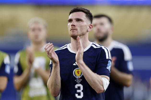 FOXBOROUGH - Andy Robertson of Scotland during the FIFA 2026 Group C match between Scotland and Morocco at Boston Stadium on June 20, 2026, in Foxborough, United States. MAURICE VAN STEEN ANP FIFA World Cup, WM, Weltmeisterschaft, Fussball 2026 2026 xVIxANPxSportx xMauricexvanxSteenxIVx 561468944 originalFilename: 561468944.jpg