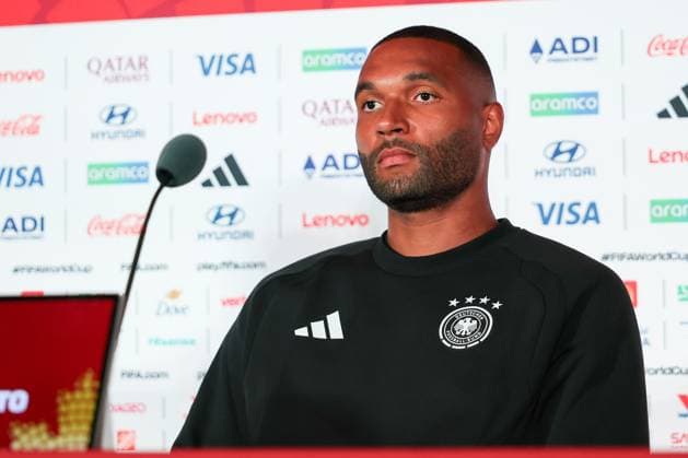 Jonathan Tah 4 (Deutschland) bei der Pressekonferenz, Pressekonforenz, Deutschland vs. Elfenbeinkueste, Fussball, FIFA, Weltmeisterschaft 2026, Gruppenphase, 19.06.2026 Toronto Ontario Kanada *** Jonathan Tah 4 Germany at the press conference, press conference, Germany vs. Ivory Coast, soccer, FIFA, 2026 World Cup, group stage, June 19, 2026, Toronto, Ontario, Canada,detected_source_language Copyright: xkolbert-press ChristianxKolbertx