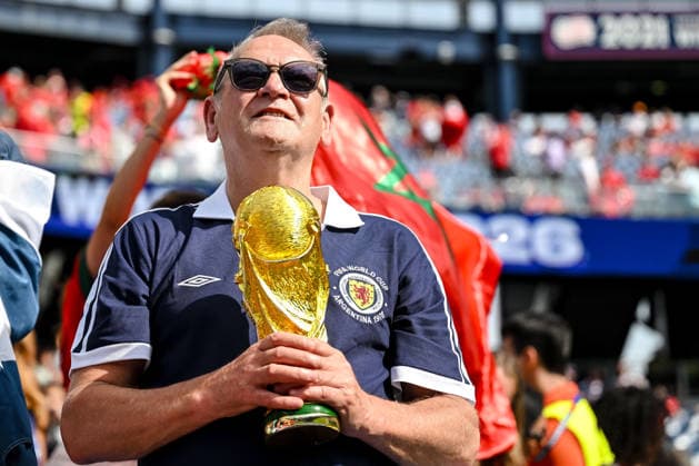 Supporter of Schottland during the FIFA World Cup, WM, Weltmeisterschaft, Fussball 2026 Group C match between Scotland and Morocco at Boston Stadium on June 19, 2026 in Boston, United States. (Photo by Harry Langer DeFodi Images) -