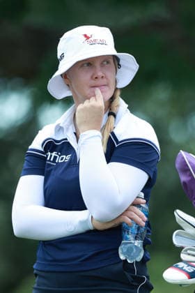 Meijer LPGA, Golf Damen Classic BELMONT, MICHIGAN - JUNE 19: Ingrid Lindblad of Sweden waits on the 17th hole during the second round of the Meijer LPGA Classic for Simply Give golf tournament at Blythefield Country Club in Belmont, MI, USA Friday, June 19, 2026. Belmont Michigan United States  Copyright: xJorgexLemusx originalFilename:lemus-meijerlp260619_np2bL.jpg