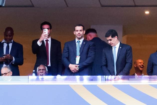 RECORD DATE NOT STATED FIFA World Cup, WM, Weltmeisterschaft, Fussball 2026 - Group C - Brazil v Haiti CBF President, Samir Xaud before the match between Brazil and Haiti in the second round of Group C of the 2026 FIFA World Cup group stage at Philadelphia Stadium, in Philadelphia, United States, on Friday, June 19, 2026.(Foto: Vanessa Carvalho Brazil Photo Press IMAGO) Sports %G Copyright: xVanessaxCarvalhox