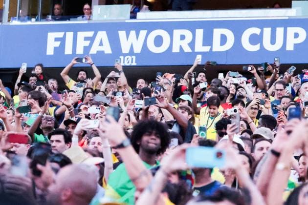 RECORD DATE NOT STATED FIFA World Cup, WM, Weltmeisterschaft, Fussball 2026 - Group C - Brazil v Haiti Fans during the match between Brazil and Haiti in the second round of Group C of the 2026 FIFA World Cup group stage at Philadelphia Stadium, in Philadelphia, United States, on Friday, June 19, 2026.(Foto: Vanessa Carvalho Brazil Photo Press IMAGO) Sports %G Copyright: xVanessaxCarvalhox