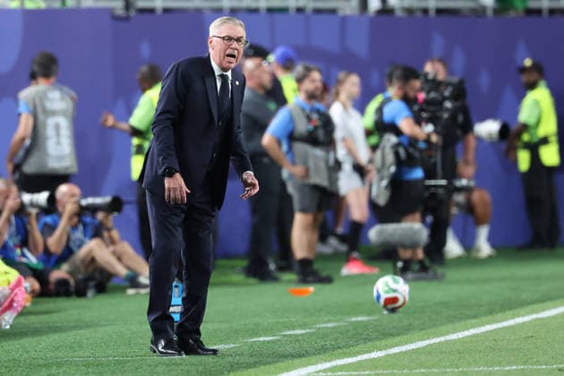 Carlo Ancelotti head coach of Brazil reacts during the FIFA World Cup, WM, Weltmeisterschaft, Fussball 2026 group stage C soccer match between Brazil and Haiti at Lincoln Financial Field stadium in Philadelphia, USA, 19 June 2026. FIFA World Cup 2026 - Group C - Brazil vs Haiti !ACHTUNG: NUR REDAKTIONELLE NUTZUNG!  Copyright: xSebastiaoxMoreirax GR6075 20260620-55020652197_1