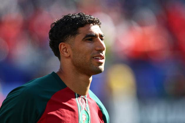 FIFA World Cup, WM, Weltmeisterschaft, Fussball 2026: Scotland v Morocco BOSTON, USA - 19th June 2026: Achraf Hakimi of Morocco during the pre-match warm-up ahead of the FIFA World Cup 2026 Group C match between Scotland and Morocco at Boston Stadium Boston Boston Stadium United States of America Copyright: xCraigxMercerx xPeakxActionxPhotosx