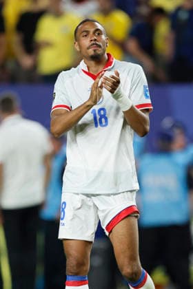 Brazil v Haiti: Group C - FIFA World Cup, WM, Weltmeisterschaft, Fussball 2026 Wilson Isidor of Haiti applauds the fans after the FIFA World Cup 2026 Group C match between Brazil and Haiti at Philadelphia Stadium on June 19, 2026 in Philadelphia, United States. Philadelphia Philadelphia Stadium PA United States Copyright: xAllstarxPicturexLibraryxLtdx