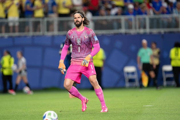 June 19, 2026, Philadelphia, Pennsylvania, United States: Brazil ALISSON BECKER (1) in action during the group C World Cup match against Haiti at Philadelphia Stadium World Cup 2026: Brazil 3 : )Haiti  - ZUMArf1_ 20260619_zaf_rf1_009 Copyright: xRickyxFitchettx