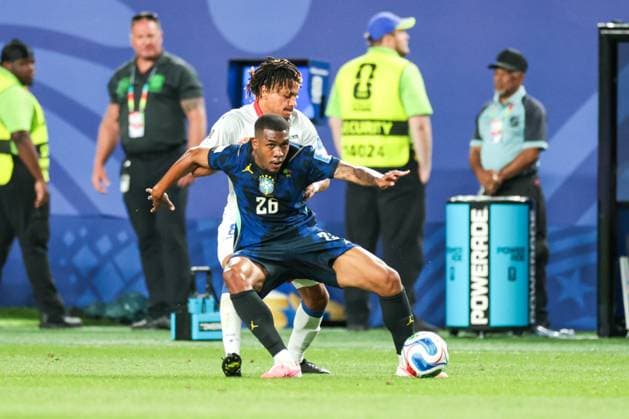 RECORD DATE NOT STATED FIFA World Cup, WM, Weltmeisterschaft, Fussball 2026 - Group C - Brazil v Haiti Rayan player of Brazil during the match between Brazil and Haiti in the second round of Group C of the 2026 FIFA World Cup group stage at Philadelphia Stadium, in Philadelphia, United States, on Friday, June 19, 2026.(Foto: Vanessa Carvalho Brazil Photo Press IMAGO) Sports %G Copyright: xVanessaxCarvalhox