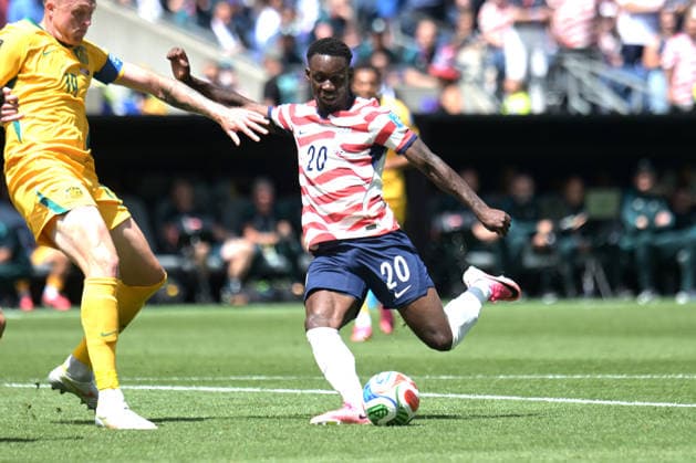 June 19, 2026, Seattle, Washington, United States: Folarin Balogun of United States men football team seen in action during the FIFA World Cup, WM, Weltmeisterschaft, Fussball 2026 first stage Group D match between USA and Australia held at the Seattle Stadium. Final score; USA 2:0 Australia. FIFA World Cup 2026 United States Vs Australia Held At The Seattle Stadium In Seattle, USA -19 Jun 2026  - ZUMAs197 20260619_aaa_s197_182 Copyright: xLuisxVeniegrax