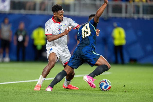 June 19, 2026, Philadelphia, Pennsylvania, United States: Brazil ENDRICK (19)in action during the group C World Cup match against Haiti CARL SAINTE (6) at Philadelphia Stadium World Cup 2026: Brazil 3 : )Haiti  - ZUMArf1_ 20260619_zaf_rf1_024 Copyright: xRickyxFitchettx