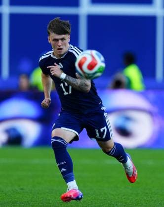 Ben Doak of Scotland Scotland v Morocco, 2026 FIFA World Cup, WM, Weltmeisterschaft, Fussball Group C, Football, Boston Stadium, Foxborough, Massachusetts, USA - 19 Jun 2026Foxborough Boston Stadium Massachusetts (MA) United States of America EDITORIAL USE ONLY No use with unauthorised audio, video, data, fixture lists, club league logos or live services. Online in-match use limited to 120 images, no video emulation. No use in betting, games or single club league player publications.  Copyright: xJavierxGarcia Shutterstockx 16928932fr