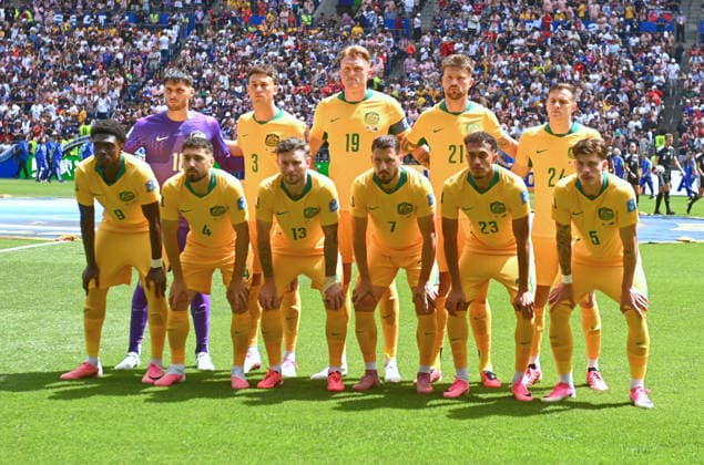 June 20, 2026, Seattle, Washington, United States: Australia men football team seen in action during the FIFA World Cup, WM, Weltmeisterschaft, Fussball 2026 first stage Group D match between USA and Australia held at the Seattle Stadium. Final score; USA 2:0 Australia. FIFA World Cup 2026 United States Vs Australia Held At The Seattle Stadium In Seattle, USA -19 Jun 2026  - ZUMAs197 20260620_aaa_s197_004 Copyright: xLuisxVeniegrax