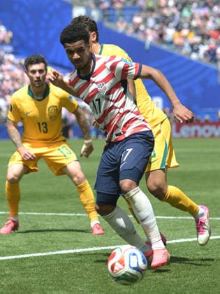 June 19, 2026, Seattle, Washington, United States: Malik Tillman of United States men football team seen in action during the FIFA World Cup, WM, Weltmeisterschaft, Fussball 2026 first stage Group D match between USA and Australia held at the Seattle Stadium. Final score; USA 2:0 Australia. FIFA World Cup 2026 United States Vs Australia Held At The Seattle Stadium In Seattle, USA -19 Jun 2026  - ZUMAs197 20260619_aaa_s197_234 Copyright: xLuisxVeniegrax