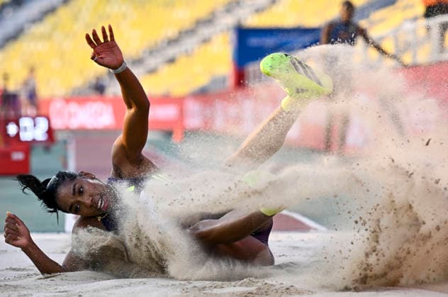 Doha Diamond League 2026 Davisleydi Velazco of Cuba competes in the women s triple jump final at the Diamond League Doha Meeting 2026 competition at Suheim Bin Hamad Stadium in Doha, Qatar, on May 19, 2026. DOHA Qatar Copyright: xNOUSHADx