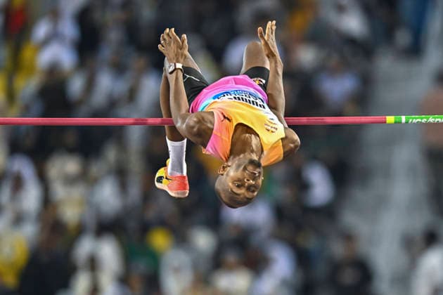 Doha Diamond League 2026 Mutaz Barshim of Qatar competes in the men s High Jump final at the Diamond League Doha Meeting 2026 competition at Suheim Bin Hamad Stadium in Doha, Qatar, on May 19, 2026. DOHA Qatar Copyright: xNOUSHADx