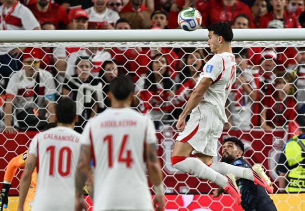 Turkiye v Paraguay - FIFA World Cup, WM, Weltmeisterschaft, Fussball 2026 - Group D SANTA CLARA, UNITED STATES - JUNE 19: Deniz Gul of Turkiye in action during the 2026 FIFA World Cup First Stage Group D match between Turkiye and Paraguay at the San Francisco Bay Area Stadium (Levi’s Stadium) in Santa Clara, California, United States on June 19, 2026. Tayfun Coskun Anadolu California United States. Editorial use only. Please get in touch for any other usage.  Copyright: x2026xAnadoluxTayfunxCoskunx