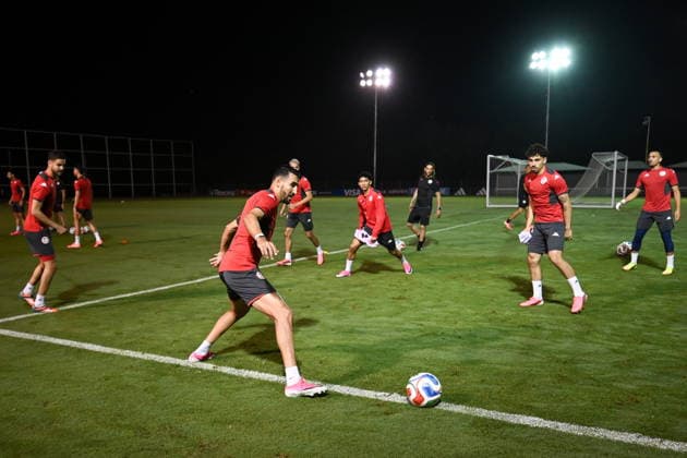 Tunisia national soccer team training in Mexico v of their 2026 FIFA World Cup, WM, Weltmeisterschaft, Fussball match against Japan, in Santiago, Nuevo León, Mexico, 19 June 2026. Santiago Mexico  Copyright: xMiguelxSierrax