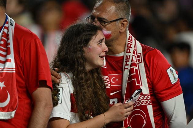 Turkiye v Paraguay - FIFA World Cup, WM, Weltmeisterschaft, Fussball 2026 - Group D SANTA CLARA, UNITED STATES - JUNE 19: Turkish fans are seen after the 2026 FIFA World Cup First Stage Group D match between Turkiye and Paraguay at the San Francisco Bay Area Stadium (Levi’s Stadium) in Santa Clara, California, United States on June 19, 2026. Tayfun Coskun Anadolu California United States. Editorial use only. Please get in touch for any other usage.  Copyright: x2026xAnadoluxTayfunxCoskunx