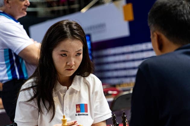 June 20, 2026, Hong Kong, Hong Kong, China: Women s FIDE Master BALDANJANTSAN KHUSLENZAYA (MNG) at the 2026 FIDE World Team Rapid and Blitz Chess Championship in Hong Kong. Hong Kong China - ZUMAm298 0859594811st Copyright: xJamesxModestox