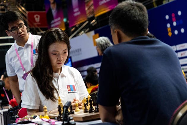 June 20, 2026, Hong Kong, Hong Kong, China: Women s FIDE Master BALDANJANTSAN KHUSLENZAYA (MNG) at the 2026 FIDE World Team Rapid and Blitz Chess Championship in Hong Kong. Hong Kong China - ZUMAm298 0859594812st Copyright: xJamesxModestox