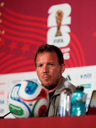 Julian Nagelsmann (Deutschland, Cheftrainer) nimmt an der Abschlusspressekonferenz vor dem Gruppenspiel zwischen Deutschland und Elfenbeinkueste teil. USA, Deutsche Fussballnationalmannschaft, Pressekonferenz, Toronto, 19.06.2026 USA, Deutsche Fussballnationalmannschaft, Pressekonferenz, Toronto, 19.06.2026 Toronto *** Julian Nagelsmann, head coach of Germany, attends the final press conference ahead of the group stage match between Germany and Ivory Coast, USA; German National Soccer Team, press conference, Toronto, June 19, 2026, USA; German national soccer team, press conference, Toronto, June 19, 2026, Toronto,detected_source_language Copyright: xEibner-Pressefoto ScottxColemanx EP_SCN