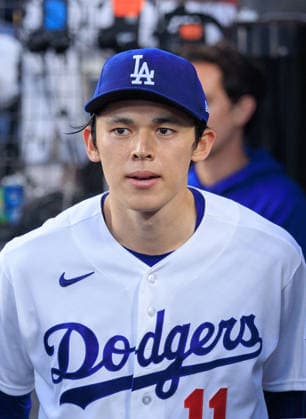 June 19, 2026, Los Angeles, California, USA: Roki Sasaki 11 of the Los Angeles Dodgers during a regular season MLB, Baseball Herren, USA game against the Baltimore Orioles on Friday June 19, 2026 at Dodger Stadium in Los Angeles, California. Dodgers defeat Orioles, 6-5. JAVIER ROJAS PI Dodgers Defeat Orioles, 6-5  - ZUMAp124 20260619_zaa_p124_026 Copyright: xJavierxRojasx