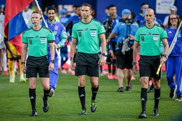 RECORD DATE NOT STATED match between Brazil and Haiti for the 2026 FIFA World Cup, WM, Weltmeisterschaft, Fussball Philadelphia (PHL), 06 19 2026 - World Cup Brazil vs Haiti - Refereeing of the match between Brazil and Haiti for the 2026 FIFA World Cup Group Stage Round 2 at Lincoln Financial Field on Friday night, June 19, 2026 in Philadelphia, USA. Credit: Paulo H Dias PhD Press TheNews2.(Foto: Phd Press Thenews2 imago images) SPO  Copyright: xPHDxPRESSx