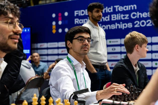 June 20, 2026, Hong Kong, Hong Kong, China: Chess Grandmaster ANISH GIRI (NLD) at the 2026 FIDE World Team Rapid and Blitz Chess Championship in Hong Kong. Hong Kong China - ZUMAm298 0859595429st Copyright: xJamesxModestox