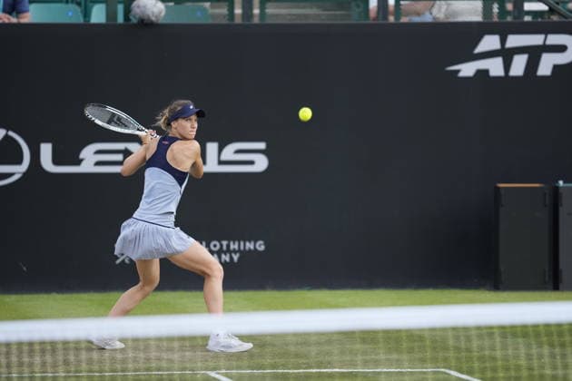 Lexus Nottingham Open - Day Five Nottingham, England 19 Jun 2026 Viktorija Golubic in action during their Quarter Final singles match at the 2026 Lexus Nottingham Open Women s tennis tournament taking place at the Nottingham Tennis Centre, Nottingham, England. Nottingham Great Britain United Kingdom  Copyright: xOwenxHammondx originalFilename:hammond-2026lexu260619_npz73.jpg