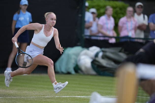 Lexus Nottingham Open - Day Five Nottingham, England 19 Jun 2026 Mariia Kozyreva in action during their Quarter Final doubles match at the 2026 Lexus Nottingham Open Women s tennis tournament taking place at the Nottingham Tennis Centre, Nottingham, England. Nottingham Great Britain United Kingdom  Copyright: xOwenxHammondx originalFilename:hammond-2026lexu260619_npvWA.jpg